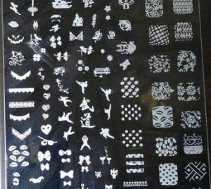 آموزش روش چاپ طرح با شابلون فلزی روی ناخن