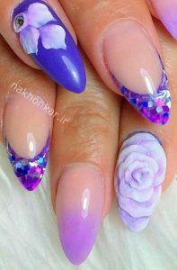 کاشت ناخن مناسب ، آموزش کاشت ناخن شبرنگ ، رنگ های کاشت ناخن ، تغییر رنگ کاشت ناخن